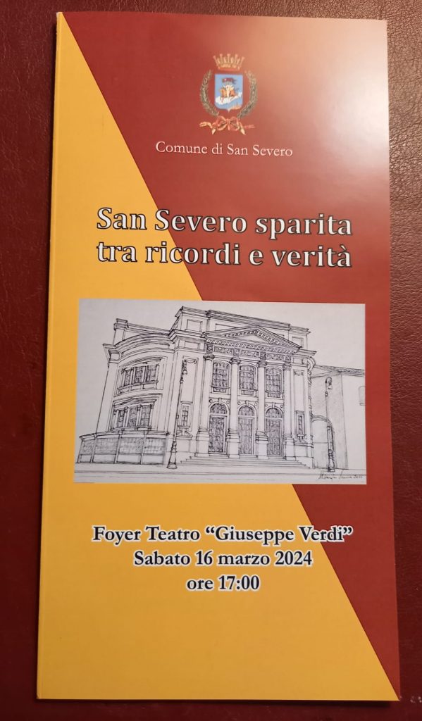 Sabato Marzo Nel Foyer Del Teatro Verdi La Presentazione Del Libro